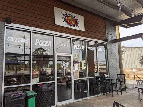 Gaines street pies tallahassee - Office Lunch for 12 - $99. Be a real life superhero when you order lunch for the office. Choose Three 18” Three Topping Pizzas, Caesar or House Salad and Two Gallons of Tea. 
